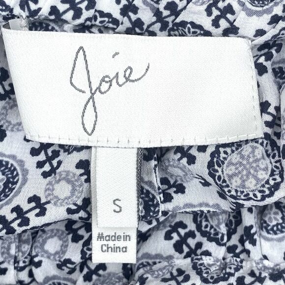 Joie 100% Silk Wide Leg Pants Small Lightweight Pull On Comfy Boho PJ's - Picture 3 of 6